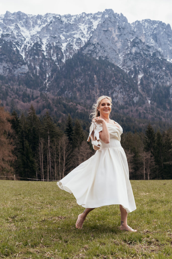 Brautshooting in Tirol mit Hochzeitsplanerin Juliana von Alpenatelier - Exclusive Weddings